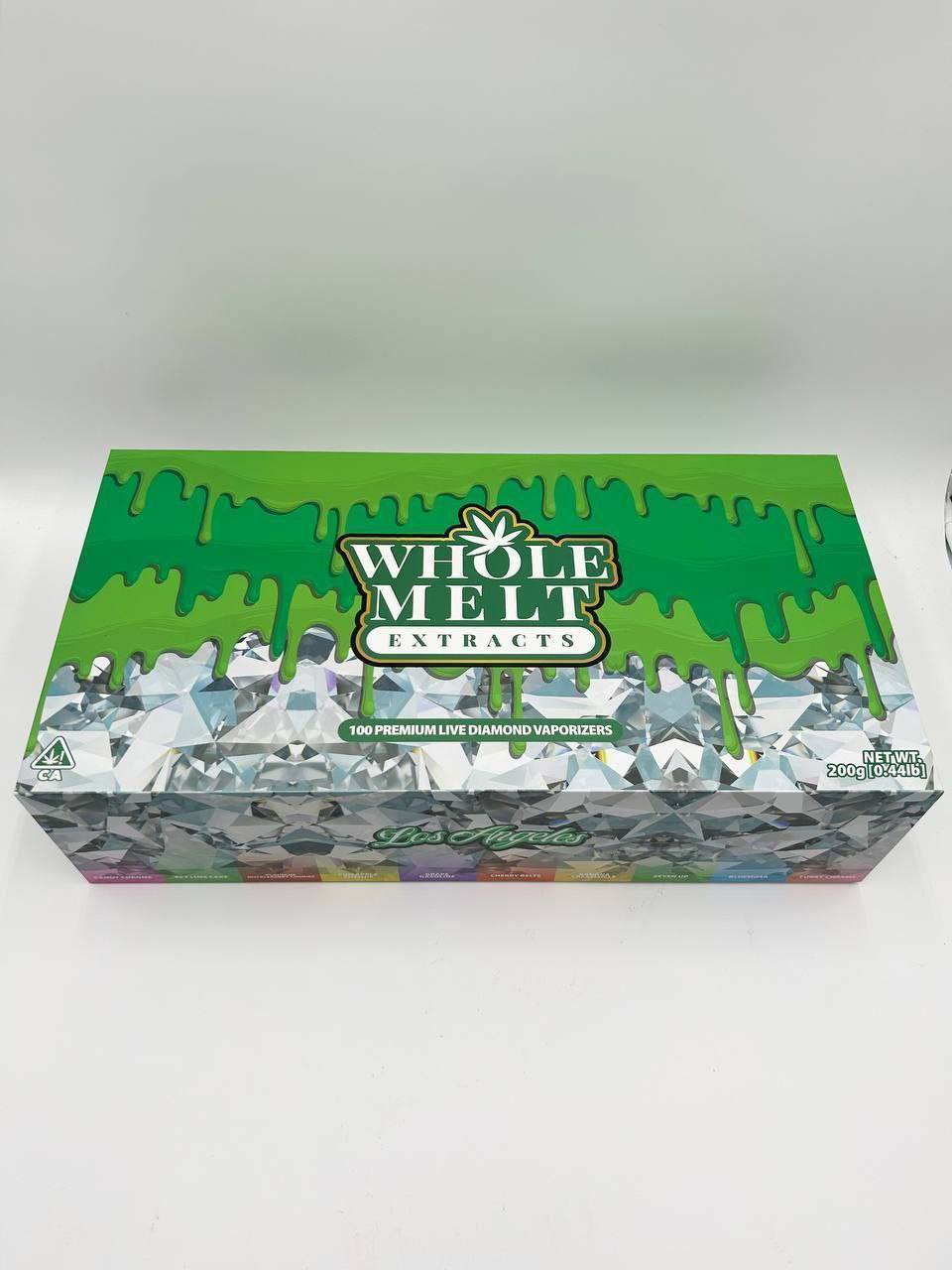 Green Whole Melts Master Box | 100 Disposable Vapes – 10 Flavors