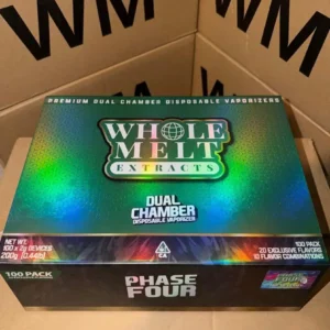 Latest Whole Melt Phase 4 Dual Chamber 2G Disposable