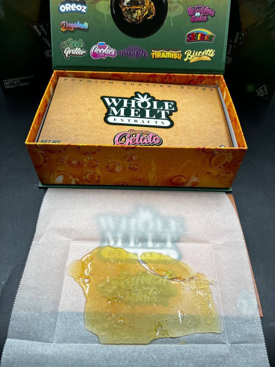 Banana Gelato Live Resin Shatter