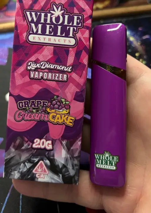 Whole Melt Extracts Grape Crean Cake 2 Gram